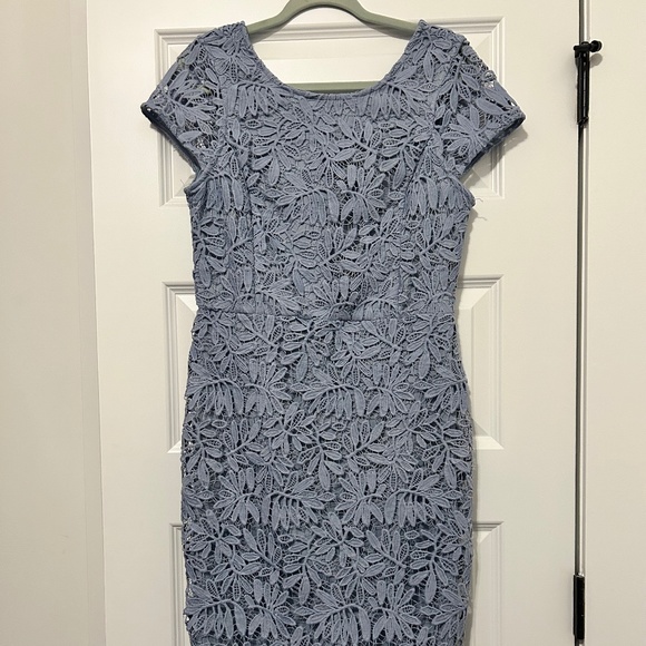 Lulu’s Periwinkle Lace Dress - Picture 4 of 5